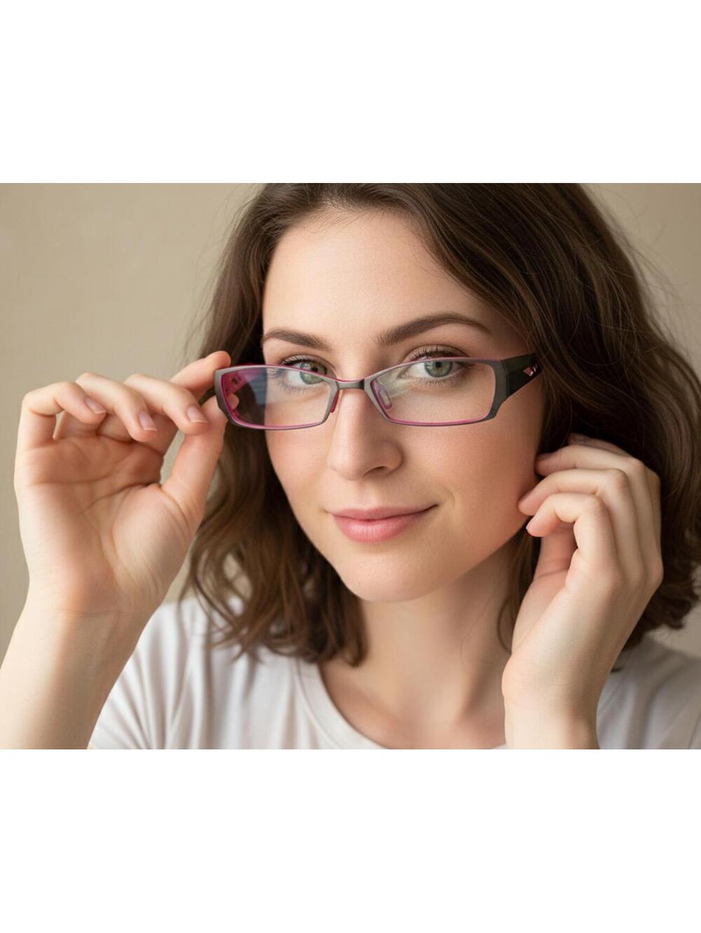 Orgreen Japan Hellcat Women Eyeglasses Pink Rectangular